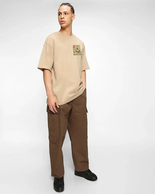 Rooted Nature Graphic Oversized t-shirt